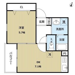 大橋駅 徒歩15分 2階の物件間取画像